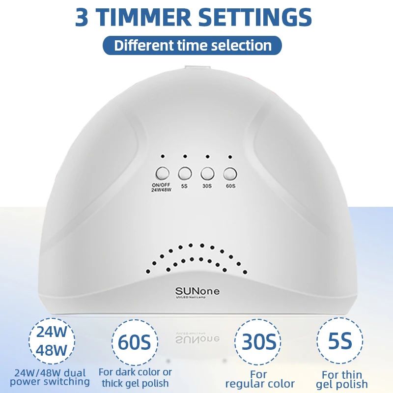 30LEDS Powerful Nail Dryer With Smart Sensor UV LED Nail Lamp For Curing All Gel Nail Polish Professional Manicure Equipment