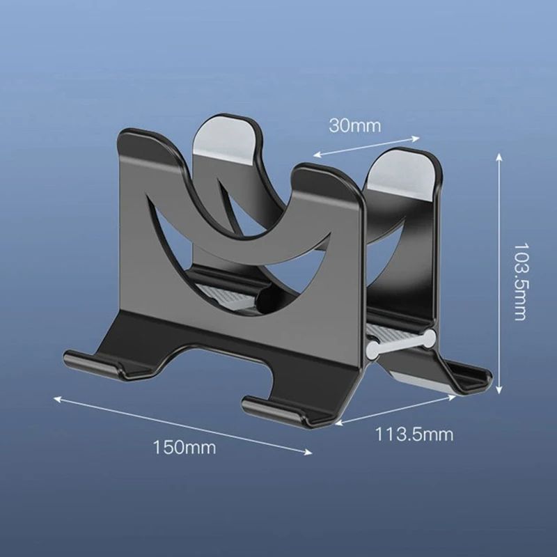 1pcs Vertical Stand For Mini Aluminum Alloy Laptop Desktop Stand Anti-Slip Adjustable Computer Holder