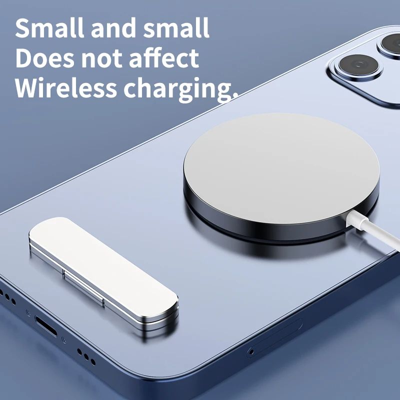 Collapsible Aluminum alloy Phone Grip Holder for desk , Universal 360 Degrees Rotating Fold-able Cellphone Holders