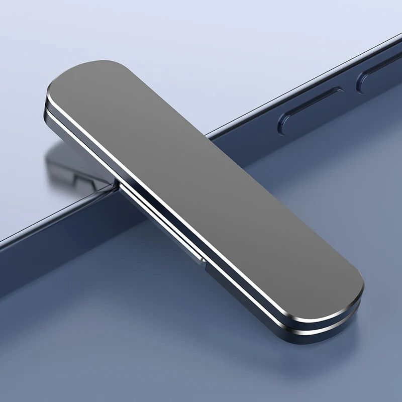 Collapsible Aluminum alloy Phone Grip Holder for desk , Universal 360 Degrees Rotating Fold-able Cellphone Holders