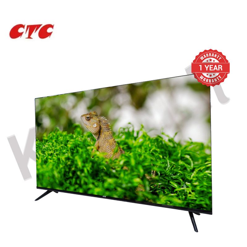 CTC 43 Inch Android Smart TV HD Television with 12 Months Warranty(CTC43F1S) Multi-screen, HDMI, Android 11.0, USB 2.0, Eco friendly, Narrow Bezel, DVB-T2, YouTube, Netflix, Prime Video