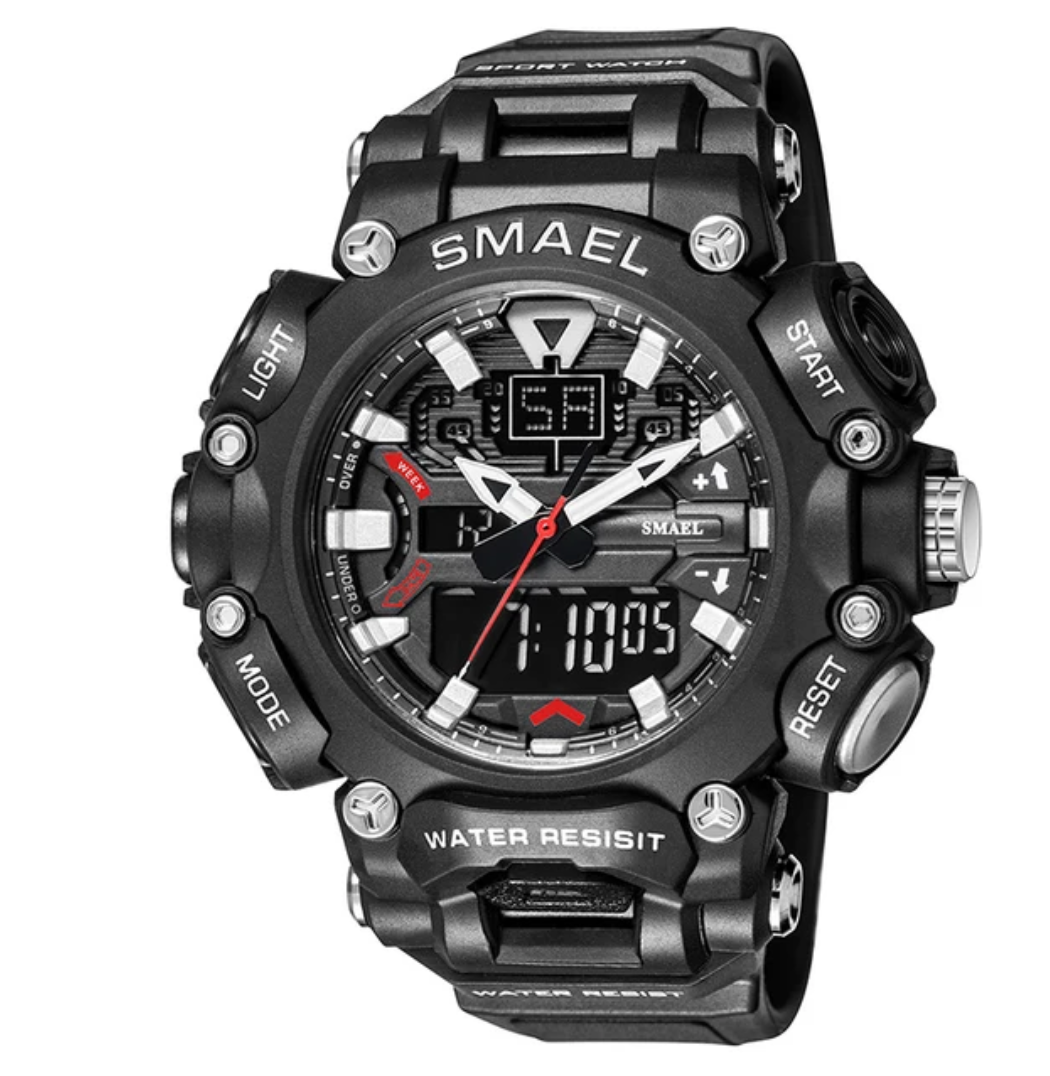 Sport Watch Men SMAEL Brand Toy Mens Watches Military Army S Shock 50m Waterproof Wristwatches Fashion Men Watches Sport