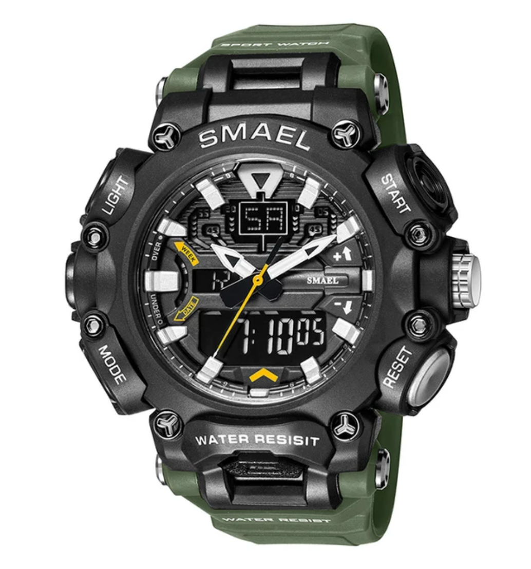 Sport Watch Men SMAEL Brand Toy Mens Watches Military Army S Shock 50m Waterproof Wristwatches Fashion Men Watches Sport