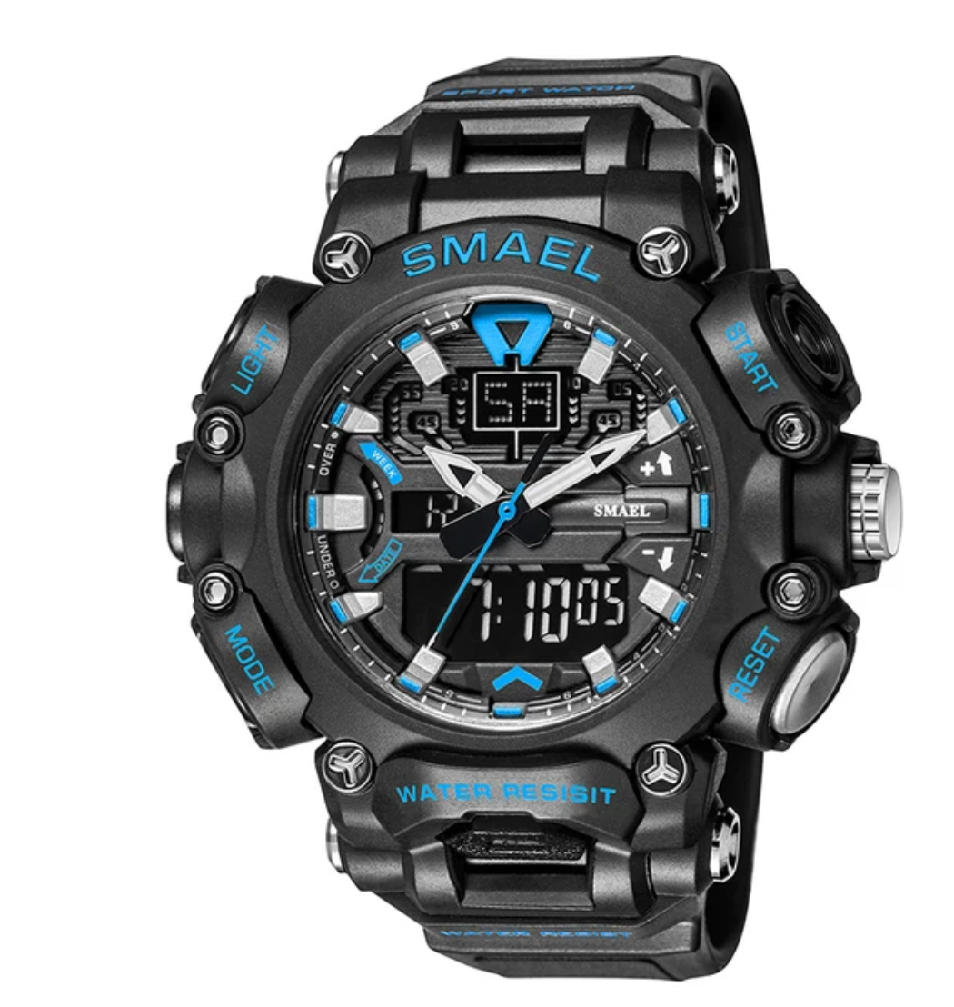 Sport Watch Men SMAEL Brand Toy Mens Watches Military Army S Shock 50m Waterproof Wristwatches Fashion Men Watches Sport