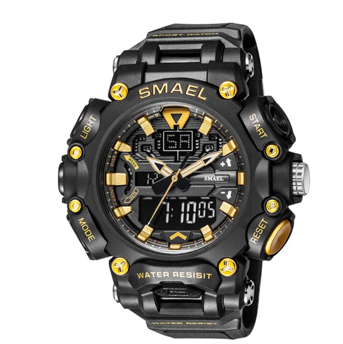 Sport Watch Men SMAEL Brand Toy Mens Watches Military Army S Shock 50m Waterproof Wristwatches Fashion Men Watches Sport