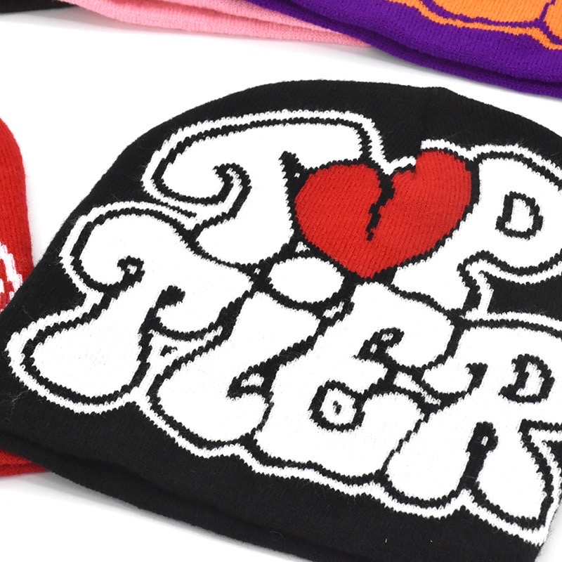 2024 New Knitting Beanies Hat Men Women Paragraph Quality Cap Mea Culpa Y2k Warm Fashion Hundred Take Cold Cap for Women Hats