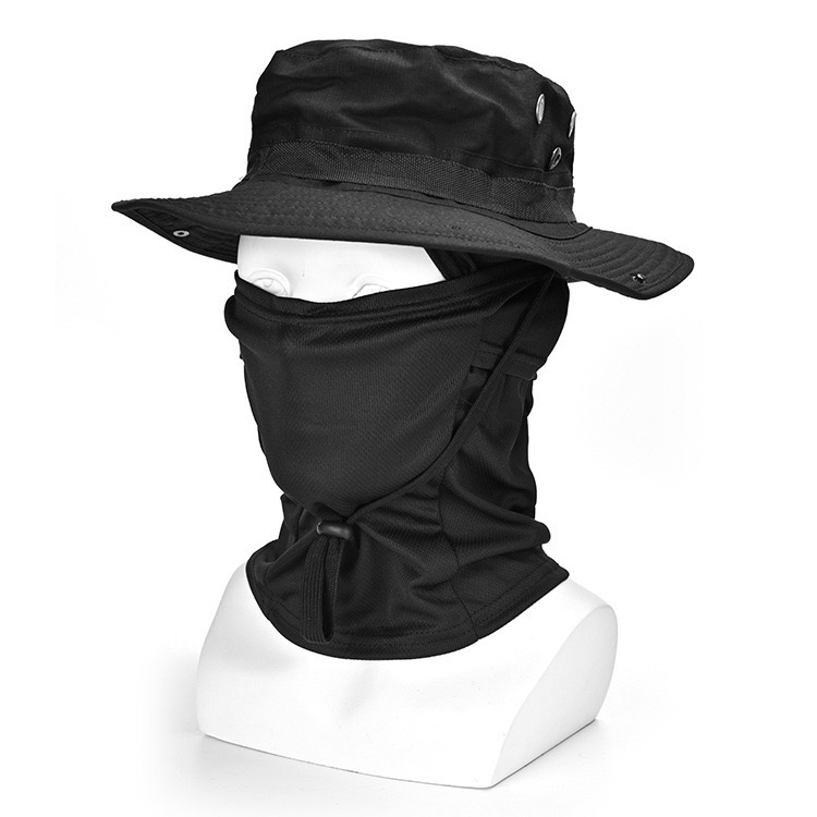 Military Tactical Balaclava Fishing Cap Full Face Mask Set Men Summer Snapback Sun Hat Outdoor Hunting Camouflage Balaclava