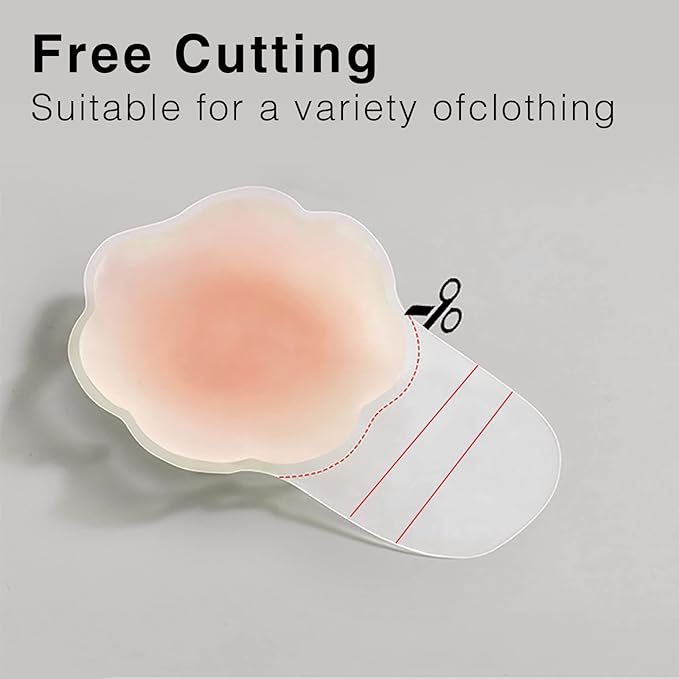 Silicone Nipple Cover Lift Up Bra Sticker Adhesive Invisible Bra Breast Pasty Women Chest Petals Reusable Strapless Bras