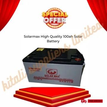 100ah 10hr free maintenance dry cell battery