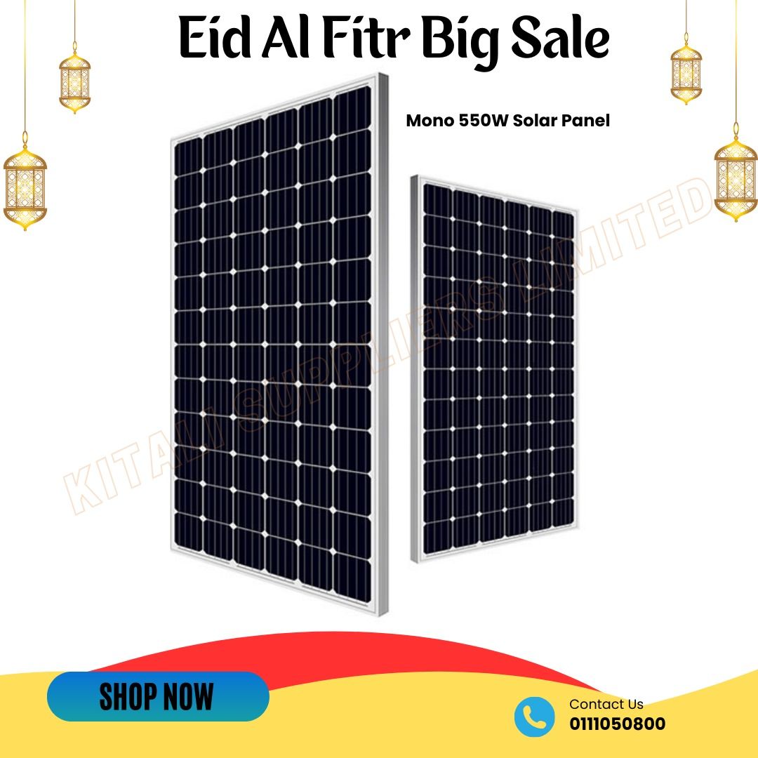 solar panel 550w all weather