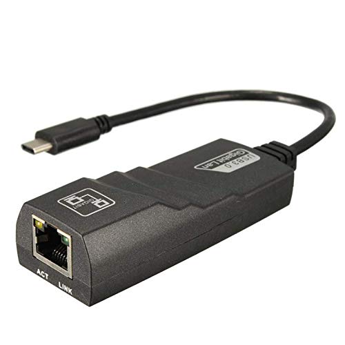 Type C To RJ45 Network Ethernet LAN Adapter, Type C to RJ45 10/100/100 Gigabit Ethernet Network Adapter