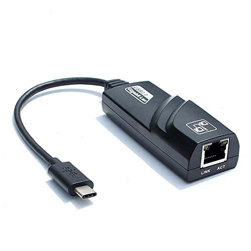 Type C To RJ45 Network Ethernet LAN Adapter, Type C to RJ45 10/100/100 Gigabit Ethernet Network Adapter