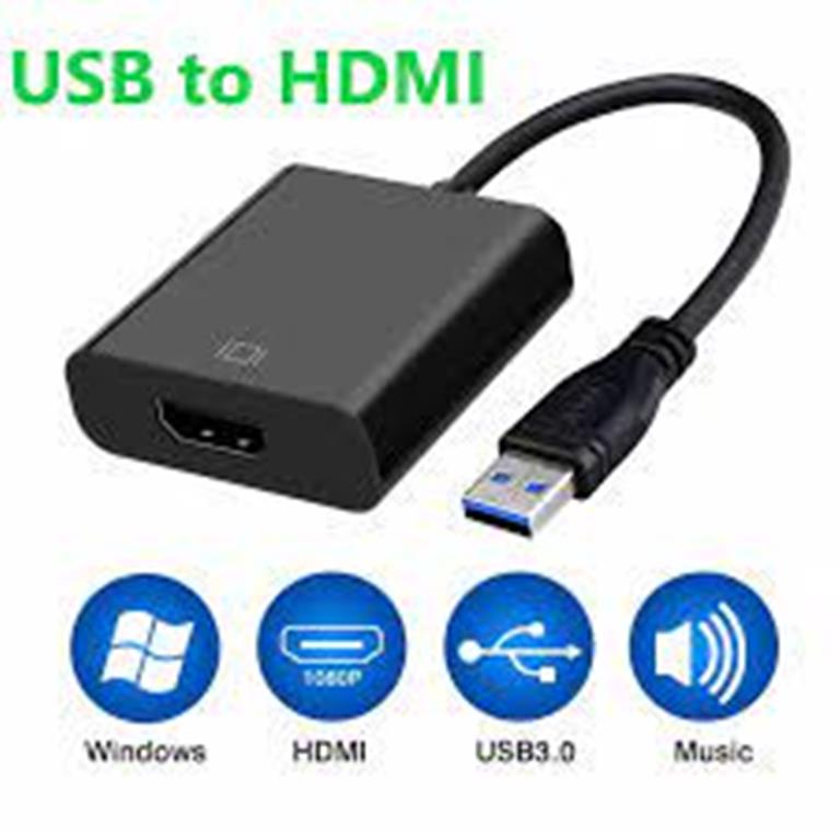 USB to HDMI Adapter, USB 3.0/2.0 to HDMI Converter Cable