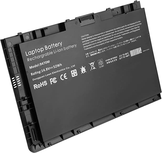 Battery For HP EliteBook Folio 9470 9480 9470M 9480M Black