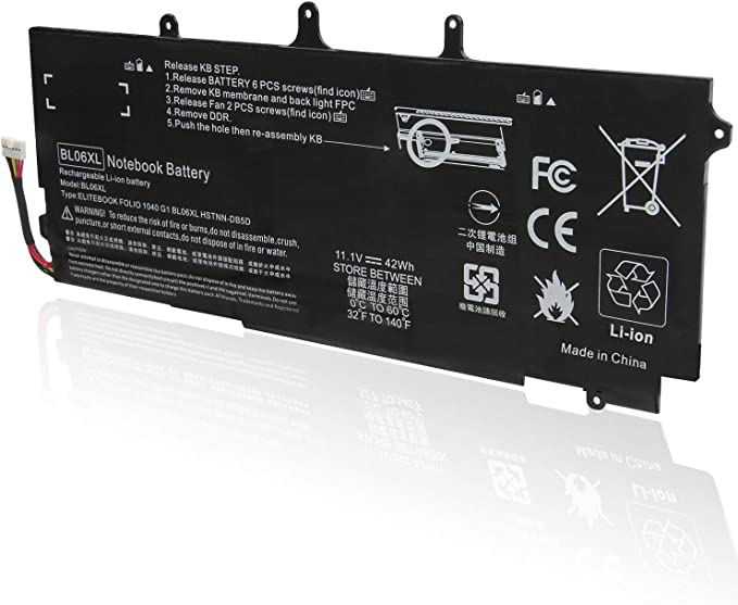 Laptop Battery BL06XL For HP EliteBook Folio 1040 G0 G1 G2