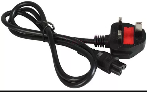 Generic Fused 3 Pin Flower Power Cable/Cord For Laptop Adapter Charger