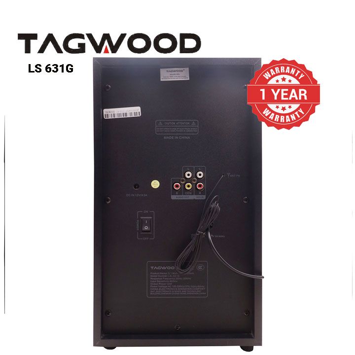 Tagwood New Arrival 631G 3.1CH Woofer Subwoofer Bluetooth Cinema Home theater System Bluetooth Hi-Fi Speaker Speaker System