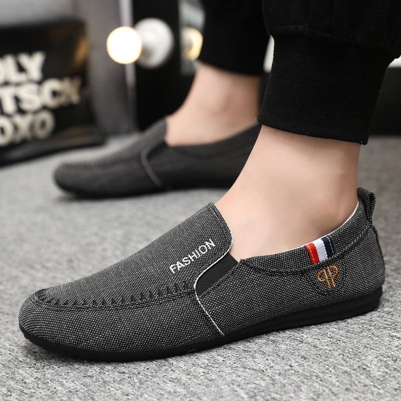 New shoes Men's fashion men's casual shoes Fashion all match board shoes Breathable canvas shoes men