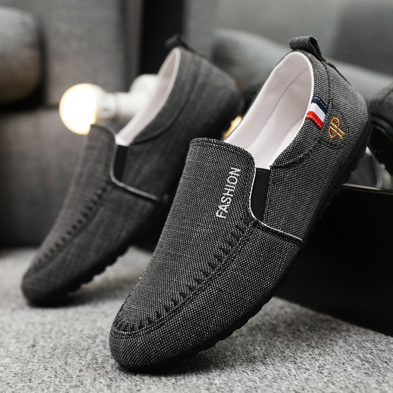 New shoes Men's fashion men's casual shoes Fashion all match board shoes Breathable canvas shoes men