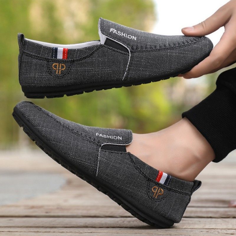 New shoes Men's fashion men's casual shoes Fashion all match board shoes Breathable canvas shoes men