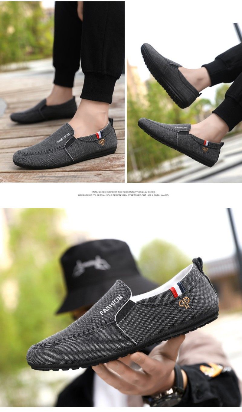 New shoes Men's fashion men's casual shoes Fashion all match board shoes Breathable canvas shoes men