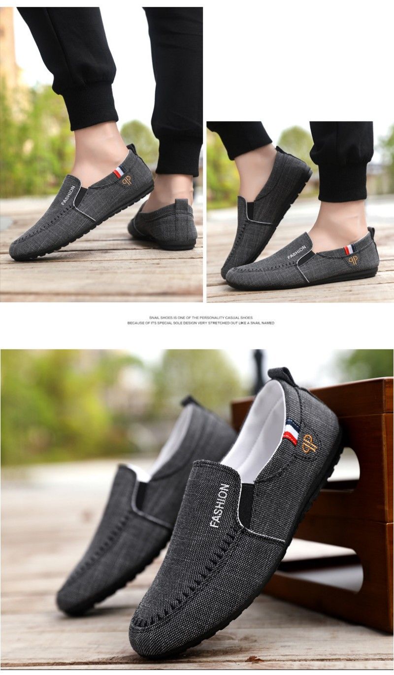 New shoes Men's fashion men's casual shoes Fashion all match board shoes Breathable canvas shoes men