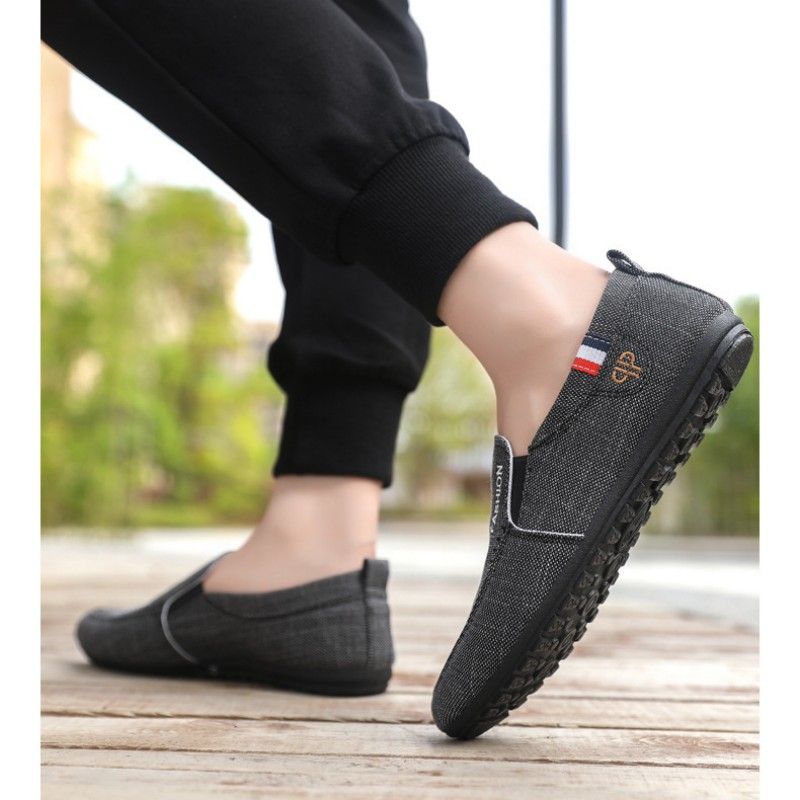 New shoes Men's fashion men's casual shoes Fashion all match board shoes Breathable canvas shoes men