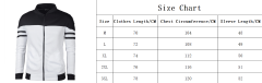 SXCHEN Men'S Clothing Tops Jackets Casual Jacket With Ribbon Design, Fashionable Color Matching Sweatshirt Jacket