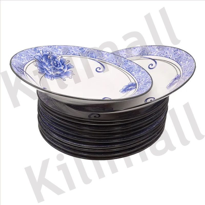 【Promotion】Nice One 12Pcs /Set  8inch Classique  Porcelain Dinner Dish Plates（BYD-PLATE-51 PLATE 8INCH 72PCS)