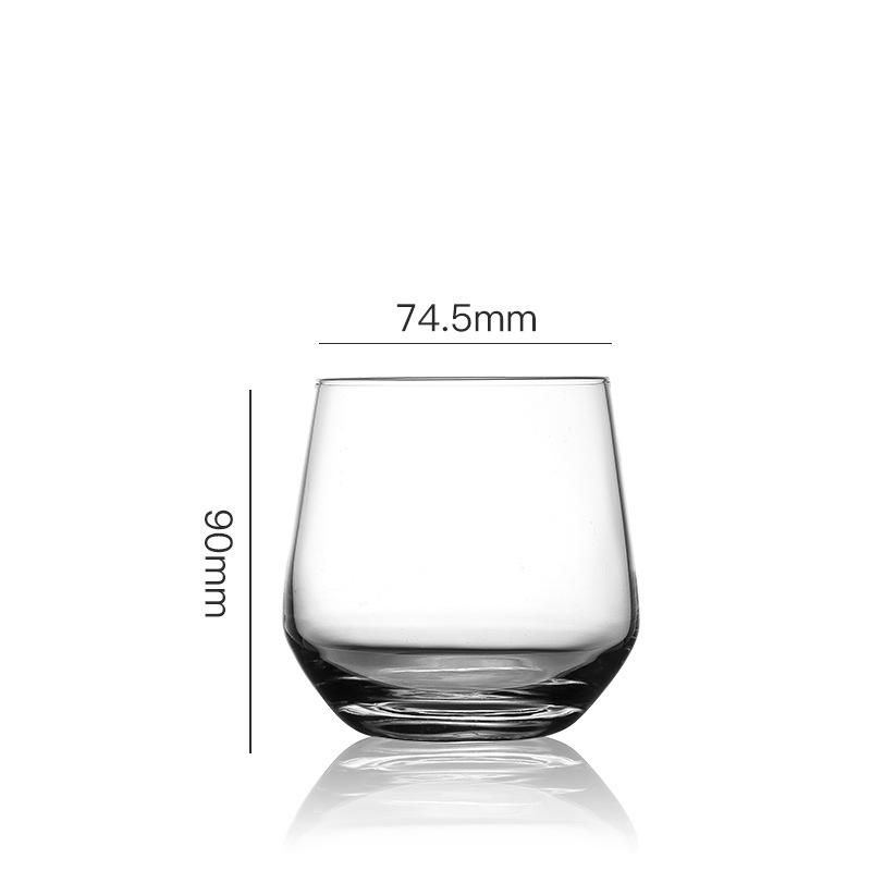 Niceone  6PCS 370ML High Quality  Juicer Beer Glass Cups juice cup (ES7018-2 GLASS CUP）