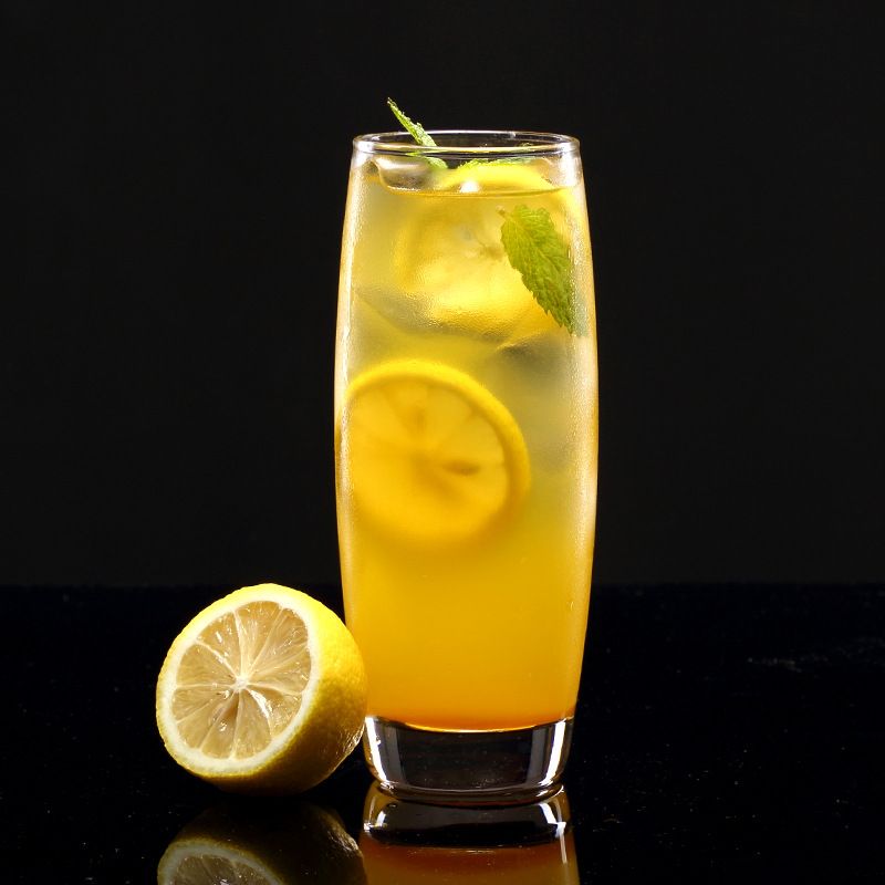 【Without Rack】6PCS 310ML  Drinking Glass Sets, Durable Drinking Cups, Lead-Free Water Cup Set, Drinkware Kitchen Glasses for Cocktail, Iced Coffee, Beer, Tea, Wine, Whiskey, Water ( ES1131 GLASS WARE)