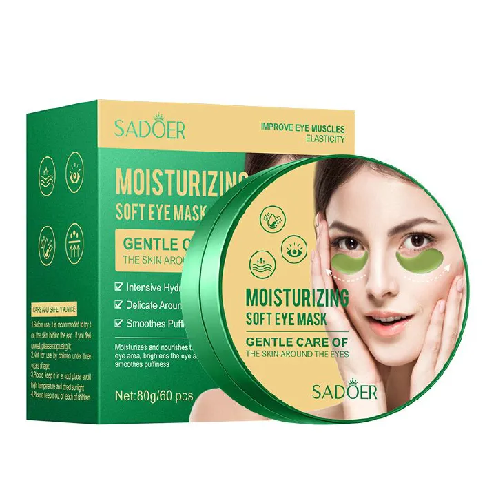 60Pcs Eyes Masks Moisturizing Gel Eye Patches for Puffiness Eye Masks Eye Bags Treatment for Women and Man Eye Patch Gel Anti Wrinkle Under Eye Gel Anti Age Eyes Care Masks Beauty Skin Care