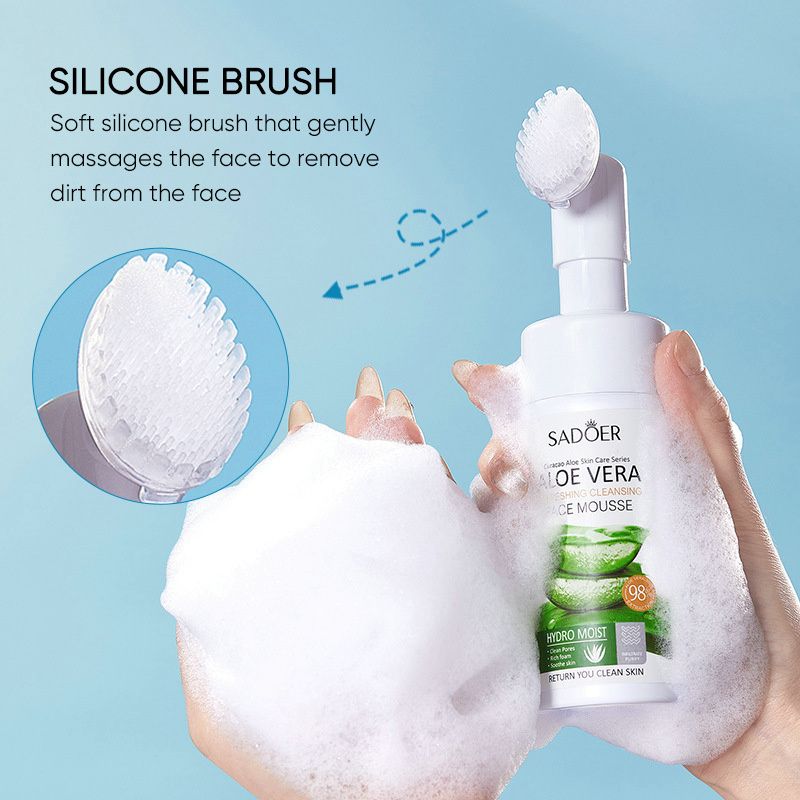 Aloe Vera Skin Care Sets Hydrating Anti-Aging Moisturizing Kits includes Face Mousse Cream Face Gel Lipstick Face Masks Hand Cream Skin Care Kits Gift
