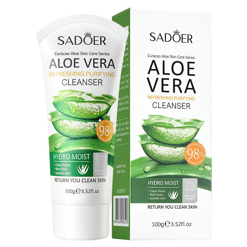 10PCS Aloe Vera Skin Care Sets Hydrating Anti-Aging Moisturizing Kits includes Face Cleanser Face Gel Serum Lipstick Face Masks Hand Cream Skin Care Kits Gift