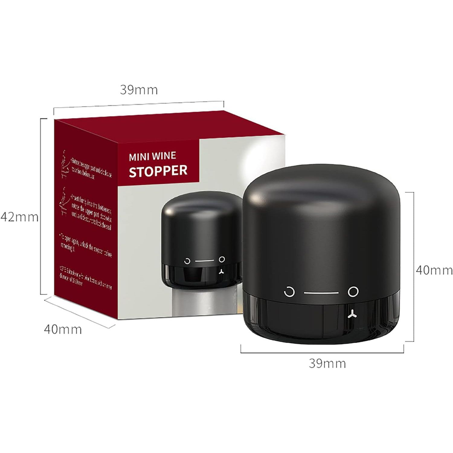 Best price for Wine Stopper with Rotating Lock, Mini Wine Corks, Sealed ...