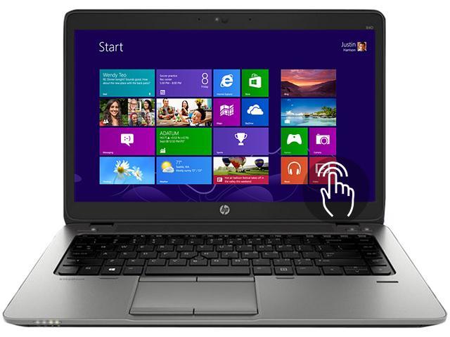 (i5+8GB+500GB+Touch)Refurbished HP 840 G1 Touchscreen  Notebook Laptop - Intel Core i5 4th - 8GB RAM 500GB HDD ROM - 14'' Windows 11 Bluetooth Webcam Intel HD Graphics Backlit Keyboard Notebook
