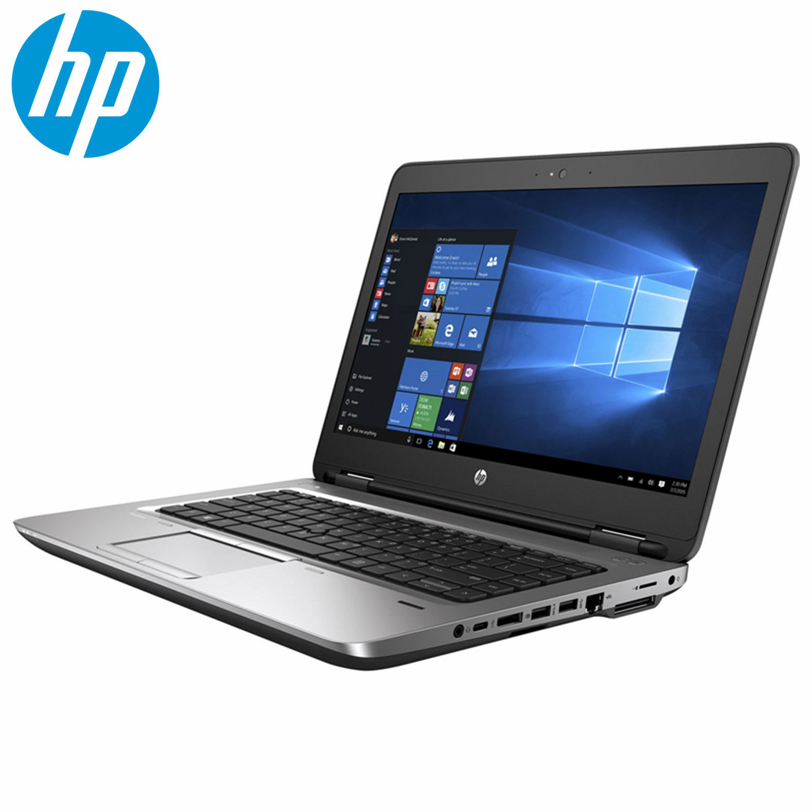 Hp Probook 640 G1 - Core i5 4th Gen - 8GB - 500GB HDD - 14" Laptop - Refurbished Notebook - Windows 10 pro Office 2019 Black 14 inch