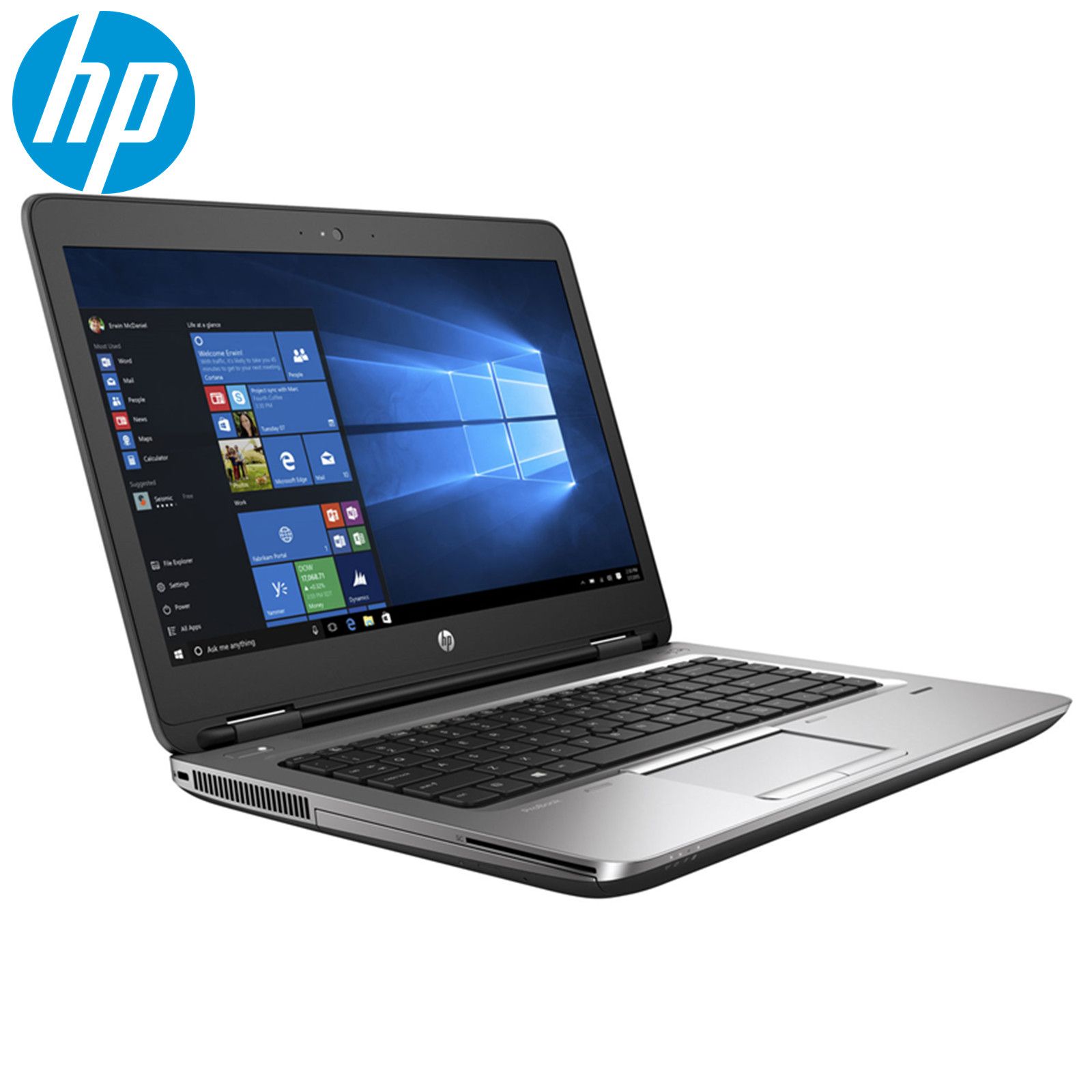 Hp Probook 640 G1 - Core i5 4th Gen - 8GB - 500GB HDD - 14" Laptop - Refurbished Notebook - Windows 10 pro Office 2019 Black 14 inch