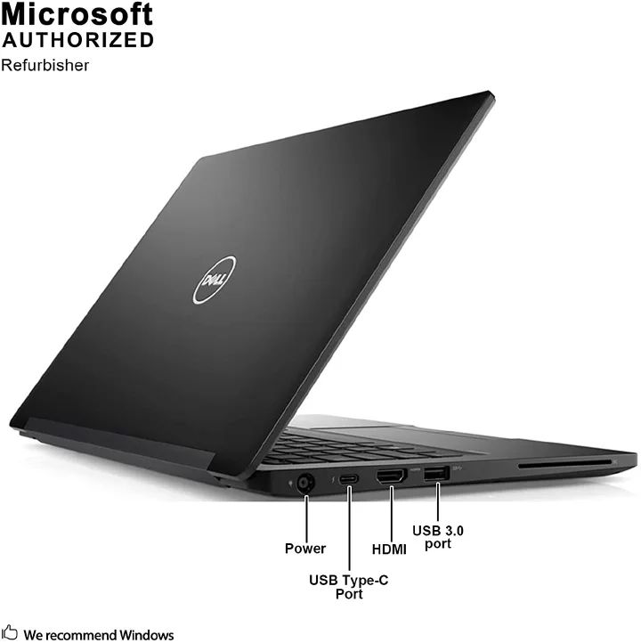 (Core i7+8GB+128GB SSD)Refurbished Dell Latitude 7240 Laptop |Intel Core i7 | 8GB RAM | 128GB SSD Original Computer | Notebook | 12.5 Inch Display Bluetooth Webcam |Windows 11 | Office 2019