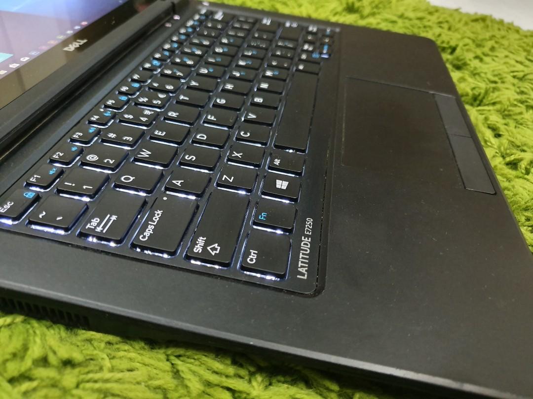 Refurbished Dell Latitude E7250 Laptop i5 8GB 256GB 12.5 Inches Display Windows 11 Business Notebook Student laptop Bluetooth Webcam Intel HD Graphics