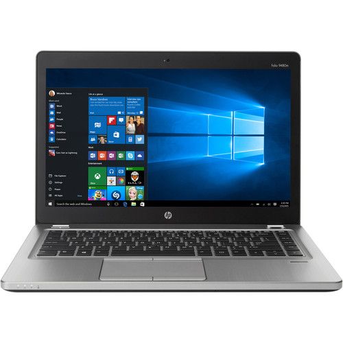 (i7+8GB+500GB) Refurbished HP EliteBook Folio 9480 Core i7 8GB RAM 500GB HDD 14 Inch LED Ultrabook Laptop Backlit Keyboard Windows 11