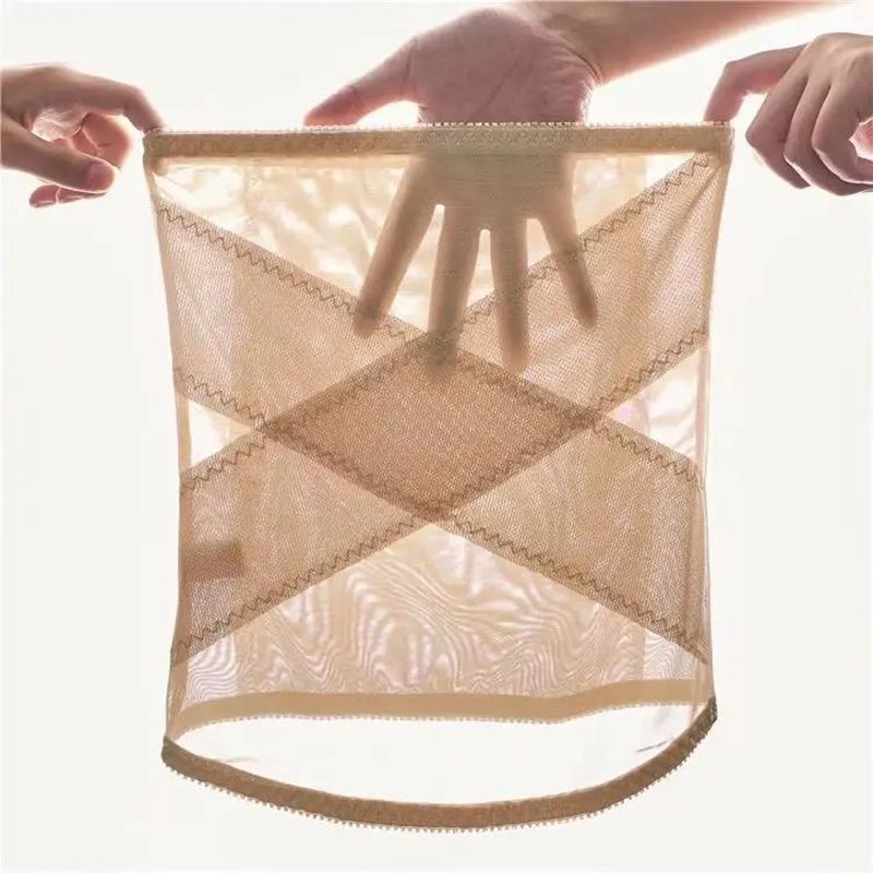 2024 New Waist Trainer Slimming Belt Slim Body Shaperh, Cross Mesh Girdle for Waist Shaping, High Waist Corsets Girdle Tummy Control, Breathable Slimming Shaper, Breathable Abdomen Postpartum Belt