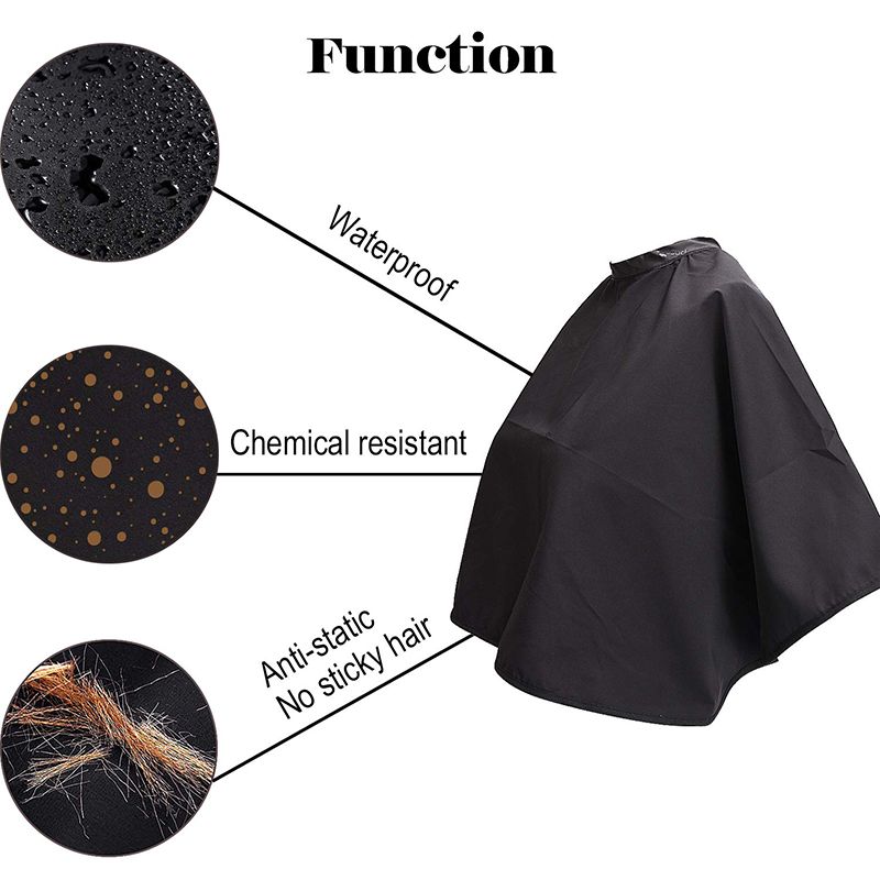 New Arrivals Makeup Cape Makeup Bib Hair Dye Tools Beauty Salon Barber Hair Cutting Cape Cloth Wrap Hairdressing Cape Barber Lightweight Comb-out Beard Apron Shortie Makeup Bib Styling Shampoo Cape