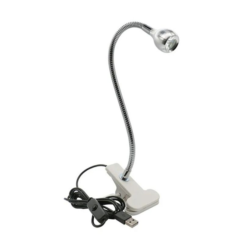 LED UV Light for Drying Gel Nail Polish Clip-On Flexible Desk Mini USB Nail Lamp Portable Nail Dryer Manicure Salon Tools