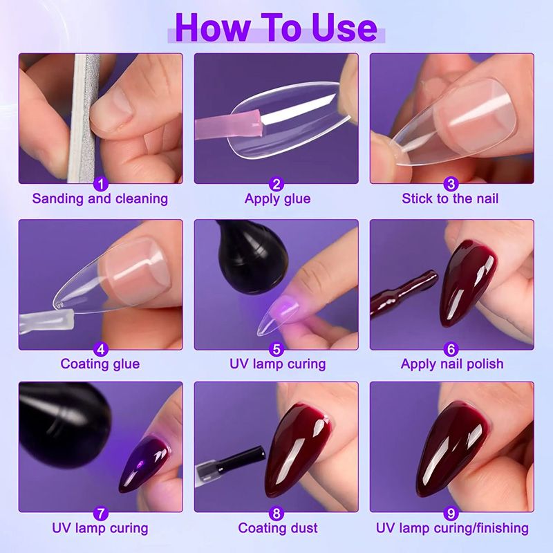 LED UV Light for Drying Gel Nail Polish Clip-On Flexible Desk Mini USB Nail Lamp Portable Nail Dryer Manicure Salon Tools