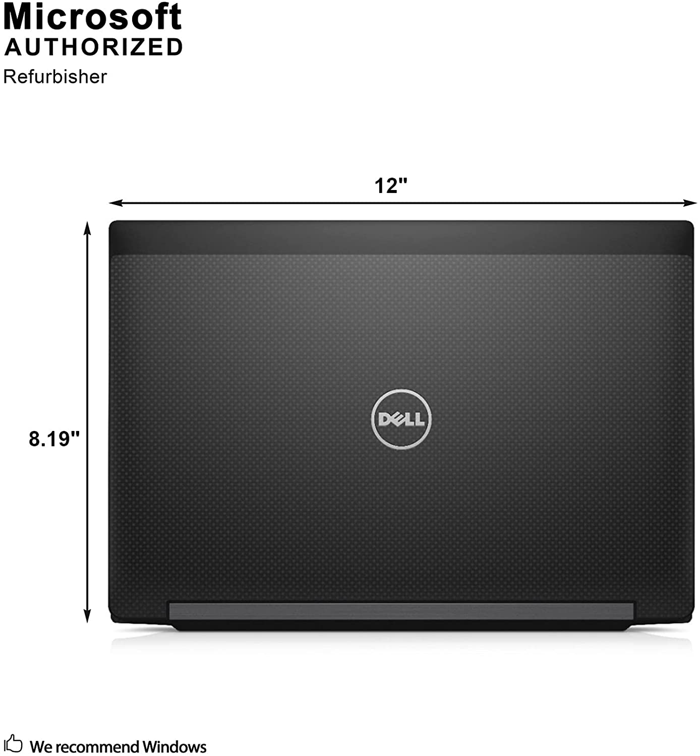 Dell Latitude 7280 12.5" Laptop i5-7200u 7th- Windows 10 8GB 256GB SSD intel Graphics 620 HD anti-glare LED-backlit Display Spill-resistant keyboard