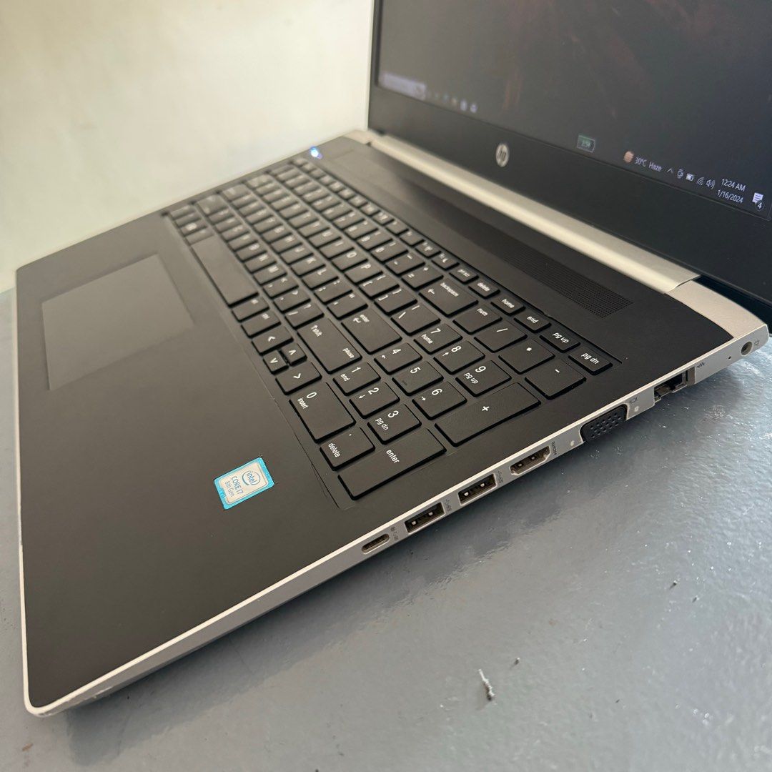 Refurbished HP Probook 440 G3 i7 6th 8GB 256GB SSD 14 Inches FHD Display Windows 11 Bluetooth Webcam Intel HD Graphics Hp Laptop