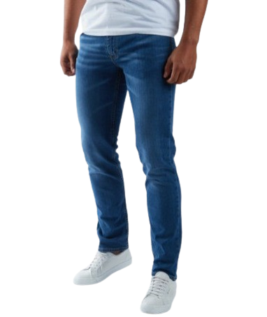 Men's Blue Jeans. Slim Fit Blue Jeans. Sizes:30-34. Stretchy Jeans.