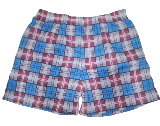 6 PCS MEN'S BOXER SHORTS-CHECKED (Stretchy and comfortable).