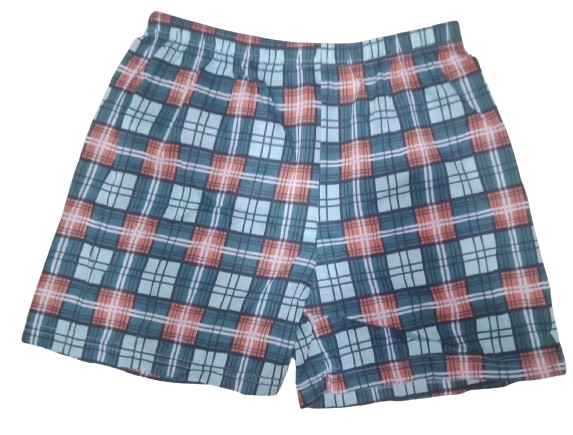 6 PCS MEN'S BOXER SHORTS-CHECKED (Stretchy and comfortable).